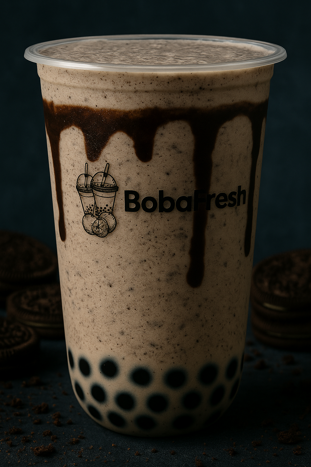 Oreo con leche y tapioca
